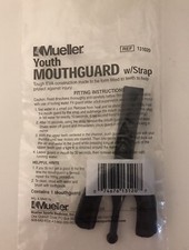 Protetor bucal juvenil Mueller com alça, preto, hóquei 131020 comprar usado  Enviando para Brazil