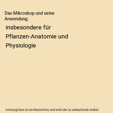 Mikroskop anwendung insbesonde gebraucht kaufen  Trebbin