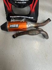 Hgs motocross exhaust for sale  STEVENAGE