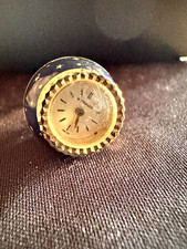 Usado, Vintage Feminino Wittnauer Relógio de Quartzo Suíço Pingente Azul Esmalte e Ouro - Funciona comprar usado  Enviando para Brazil
