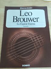 Leo brouwer espiral for sale  Clifton