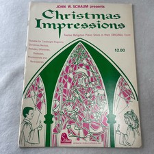 Christmas impressions songbook for sale  Milton