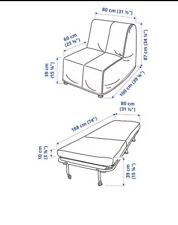 Poltrona letto ikea usato  Genova