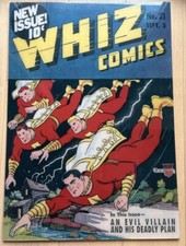 Tableau whiz comics d'occasion  Lyon VI
