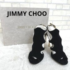 Jimmy Choo Mules Sandálias Salto Camurça Preto UE36.5 US6.5 Japão F/S USADO comprar usado Jimmy Choo Mules Sandálias Salto Camurça Preto UE36.5 US6.5 Japão F/S USADO comprar usado  Enviando para Brazil