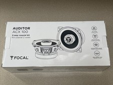 Conjunto de alto-falantes coaxiais bidirecionais Focal ACX100 Auditor Series 4" 60 W - 1 par comprar usado  Enviando para Brazil