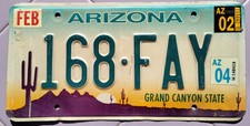 Targa arizona originale usato  Biella