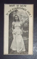 Bazaar CN Feminino L.A. Renaissance Fair Fashion Store 1970 Vintage Anúncio Promocional comprar usado  Enviando para Brazil