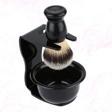 Juego de herramientas de cepillo de afeitar para taza de afeitar soporte para hombre cuidado de la barba soporte para tazón segunda mano  Embacar hacia Mexico