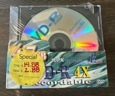 DVD-R 4X GRAVÁVEL 4,7GB 120 MIN. Estojo fino 10PK K Hypermedia novo lacrado LC3 comprar usado  Enviando para Brazil