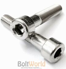 M8 8mm A2 Aço Inoxidável Parafuso de soquete Parafusos Cabeça Sextavada Allen Chave Din 912 comprar usado  Enviando para Brazil