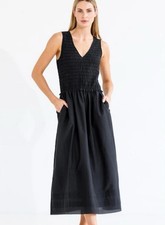 Vestido Go by Go de seda preto midi mistura de seda perfeito estado $448 tamanho P comprar usado Vestido Go by Go de seda preto midi mistura de seda perfeito estado $448 tamanho P comprar usado  Enviando para Brazil