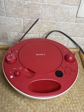 Sony ZS-E5 Leitor de CD Vermelho Rádio AM/FM MP3 AUX Estéreo Y2K Boombox comprar usado  Enviando para Brazil