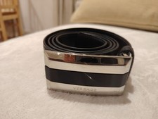 Black versace belt for sale  LONDON