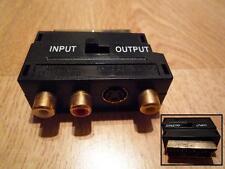 Scart macho para SVHS + 3 RCA conversor fono conector adotador de TV áudio vídeo  comprar usado  Enviando para Brazil