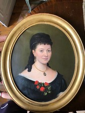 Portrait ancien huile d'occasion  Toulouse-