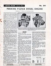 Perkins 144 diesel for sale  WARRINGTON
