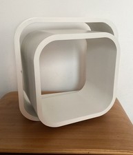 Pair retro white for sale  SALISBURY