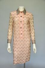 Vintage Anos 1960 Lantejoulas Frisadas Manga Longa Mod Shift Vestido de Festa Evento Colar XS-M comprar usado  Enviando para Brazil