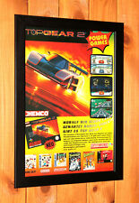 1993 Top Gear 2 Sega Genesis Amiga SNES Vintage Promo Mini Pôster Página de Anúncio Emoldurada, usado comprar usado  Enviando para Brazil