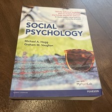 Social psychology hogg for sale  STANMORE