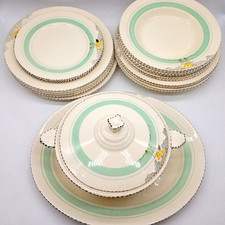 art deco dinner set for sale  MIRFIELD