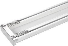 Suporte de teto cortina resistente pista dupla para sala de estar, quarto, 6,6 pés comprar usado  Enviando para Brazil