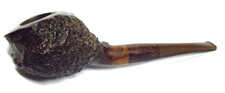 Usado, Cachimbo de tabaco vintage ENORME tronco de árvore serrilhado nó, 8" comprar usado  Enviando para Brazil