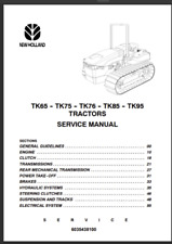 Manual de serviço de tratores New Holland TK65, TK75, TK85, TK95 6035438100 PDF USB, usado comprar usado  Enviando para Brazil