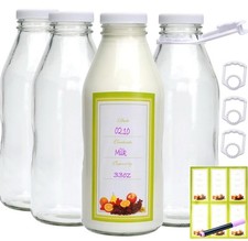 32oz glass milk for sale  New Carlisle