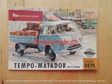 Tempo matador tonner gebraucht kaufen  Osnabrück