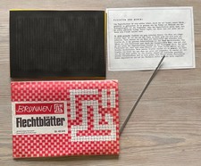 Flechtpapier blatt farbiges gebraucht kaufen  Oberhausen