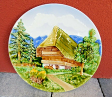 Vintage plat majolika d'occasion  Saint-Louis