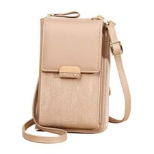 Bolsa tiracolo carteira de celular com slots para cartão de crédito feminina comprar usado  Enviando para Brazil