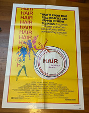 HAIR Original 1979 Pôster Filme Uma Folha Rock Musical comprar usado  Enviando para Brazil