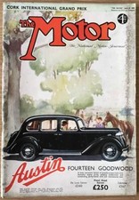 Motor magazine apr for sale  LEICESTER