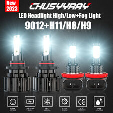 Para Para Fiat 500 2012-2017 2018 2019 Combo 4X LED faro + Kit de luz antiniebla comprar usado  Enviando para Brazil