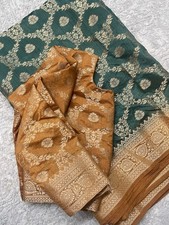 Orange green banarasi for sale  BURNLEY