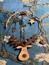 Reduced wooden reindeer for sale  NORWICH