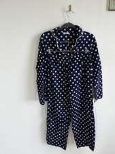 Navy white polka for sale  HEREFORD
