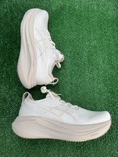 Tênis de corrida ASICS GEL-NIMBUS 27 feminino tamanho 9 1012B752 bege creme/mineral, usado comprar usado  Enviando para Brazil