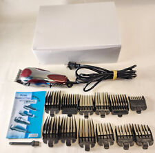 Conjunto de cortadores de cabelo Wahl Machine clipe mágico com fio STX vermelho cromado 12 peças comprar usado  Enviando para Brazil