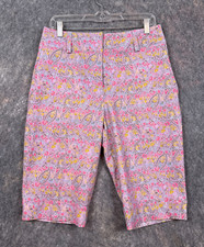 Nike Golf Shorts Long Women 6 Garden Floral Bermuda Hike Walking Bike Tennis, usado comprar usado Nike Golf Shorts Long Women 6 Garden Floral Bermuda Hike Walking Bike Tennis, usado comprar usado  Enviando para Brazil