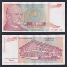 Banconota jugoslavia 500000000 usato  Chieri