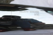 Triumph thruxton left for sale  HALIFAX