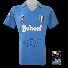 Camisa Diego Maradona assinada/autografada Napoli 1987/1988 PROVA comprar usado  Enviando para Brazil
