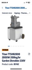 Garden shredder for sale  EPPING