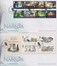 Usado, GB FDC 2025 AS CRÔNICAS DE NÁRNIA PAR DE SELOS E MINI FOLHA *PREÇO ESPECIAL* comprar usado  Enviando para Brazil