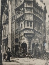 Eau forte gravure d'occasion  Bordeaux-