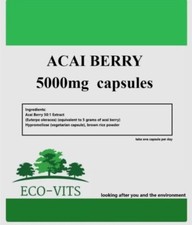 ECO-VITS: Cápsulas de Açaí 5000mg – Antioxidante, Antienvelhecimento e Suporte para a Pele comprar usado  Enviando para Brazil